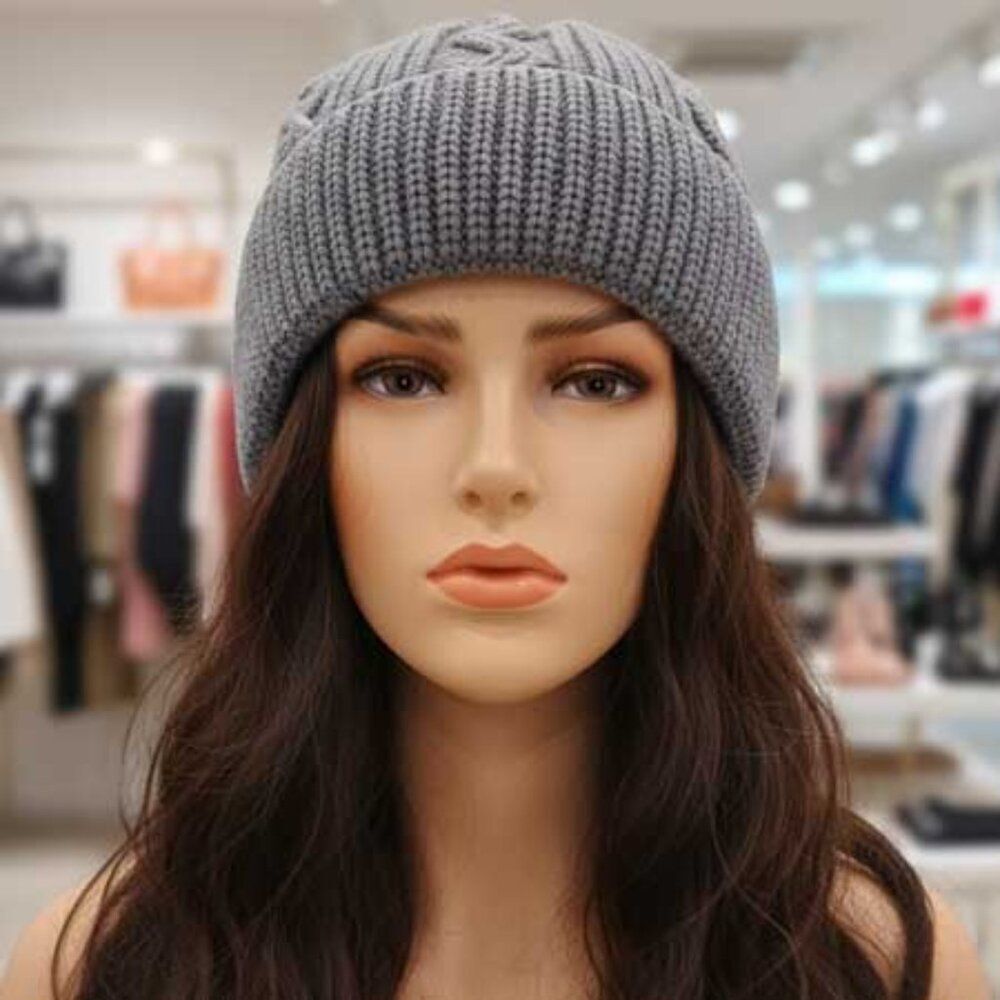 Ladies Grey Stylish Winter Hat - Picture 5 of 5